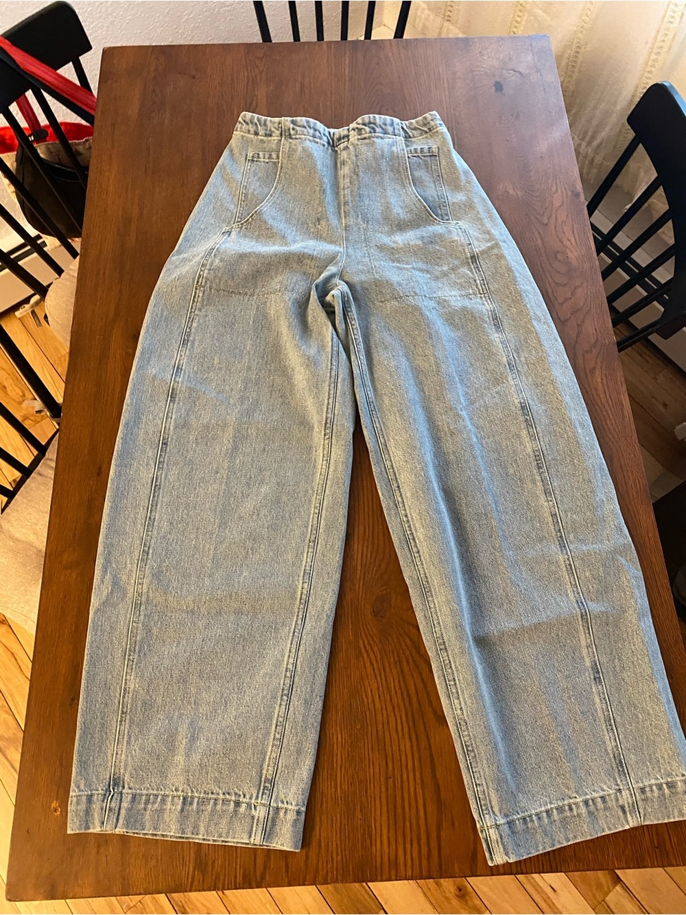 NWT Rachel Comey Tany Pant Light Wash Blue Denim CURRENT STYLE